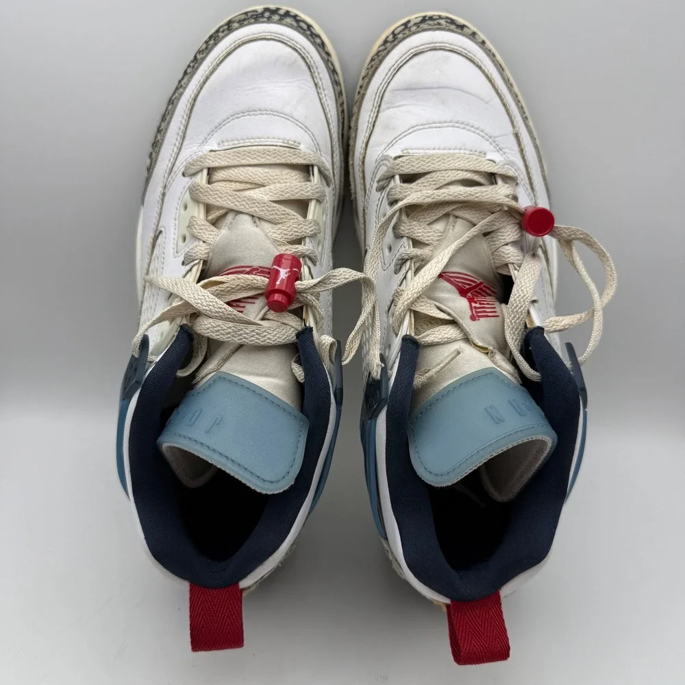 Jordan Spizike Low Mens Size 9 White Obsidian Pure Platinum HM3712-164‎